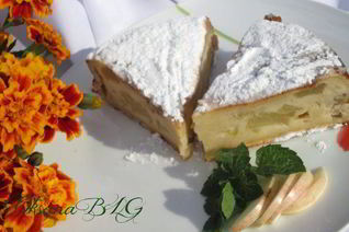 Яблоки в креме