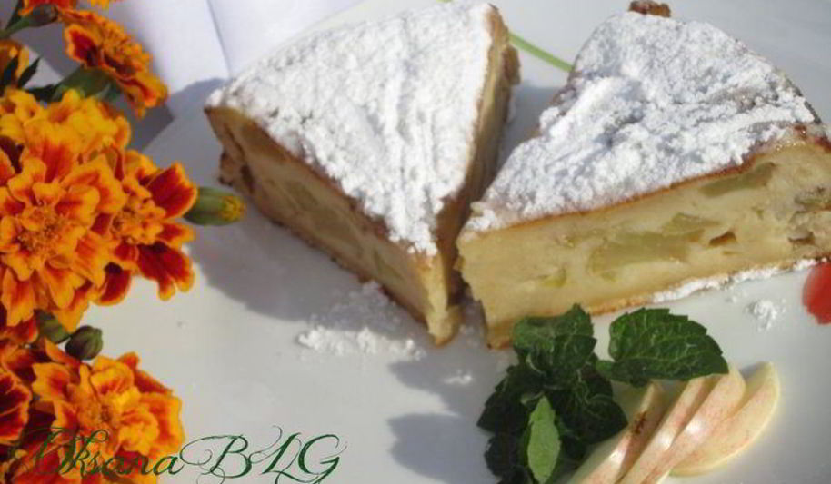 Рецепт яблок в креме