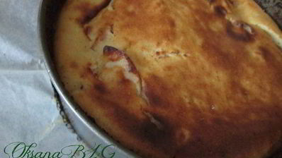 яблоки в креме