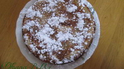 яблоки в креме