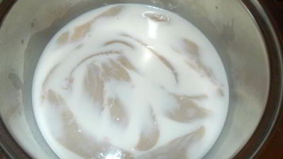 яички барашка на творожном креме из авокадо