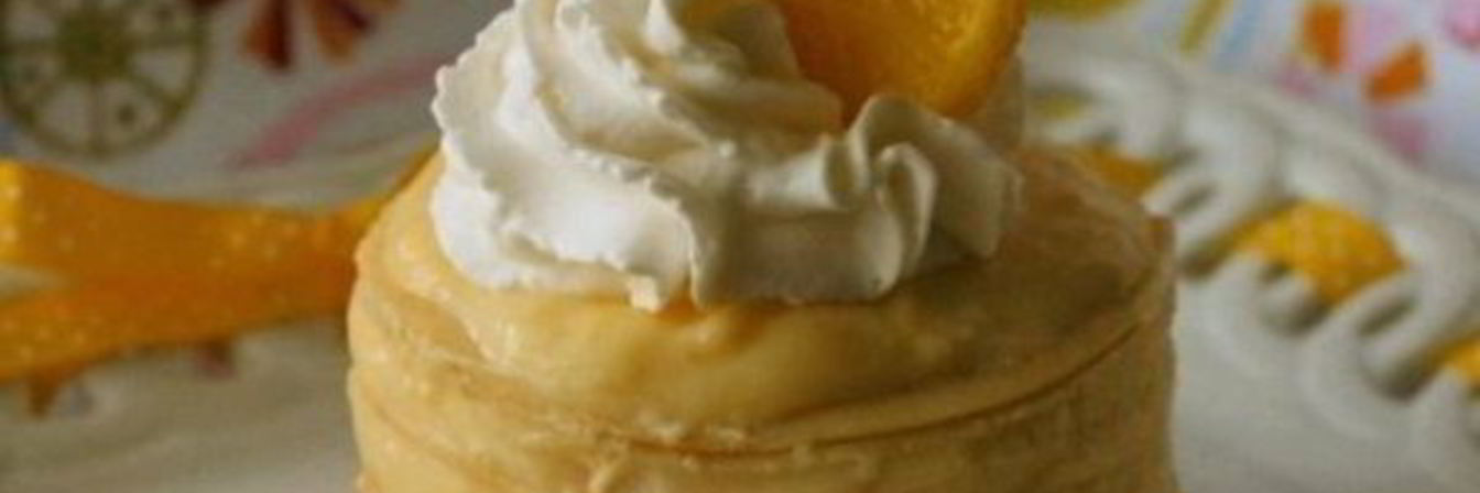 Закусочный мини-крепвиль с творожным кремом