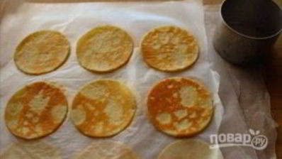 закусочный мини-крепвиль с творожным кремом