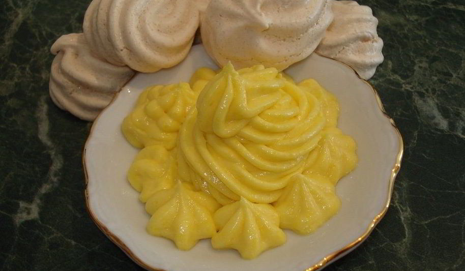 Рецепт заварного крема без муки