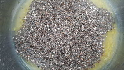 лимонный пудинг с семенами чиа