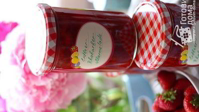 мармелад из клубники и ревеня