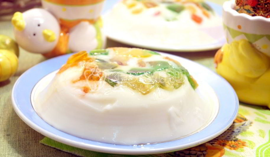 Рецепт мармелада-сливочного десерт на пасху