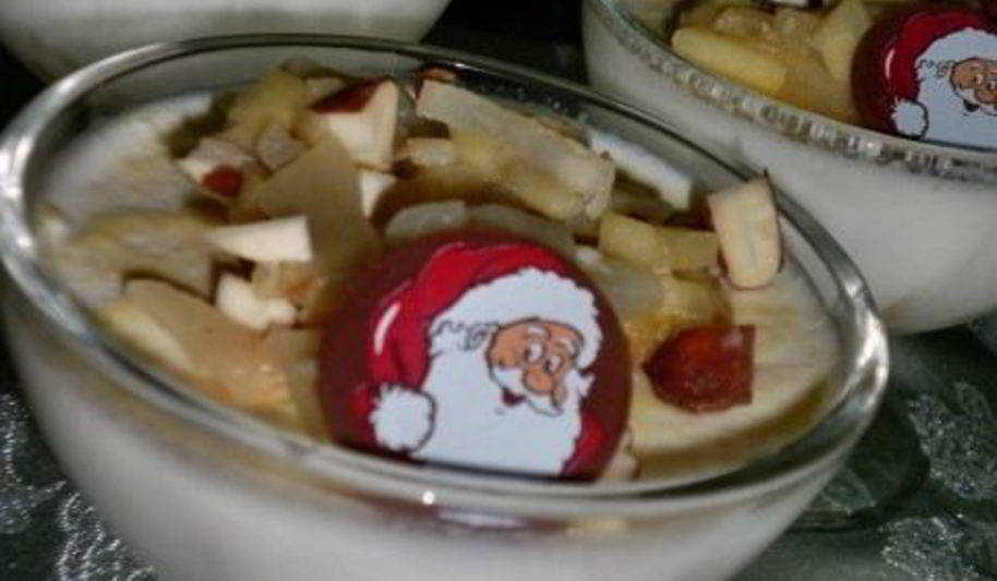 Рецепт миндальной панны котта с грушей