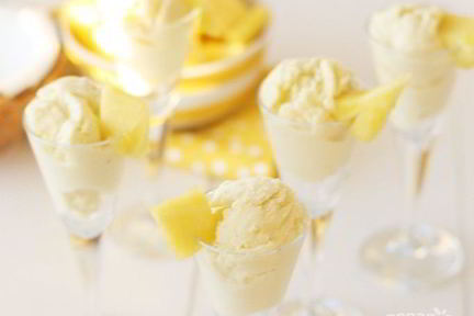 Ананасовое мороженое