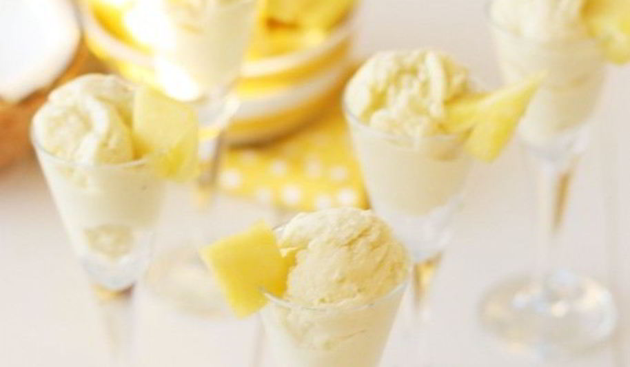 Рецепт ананасового мороженого