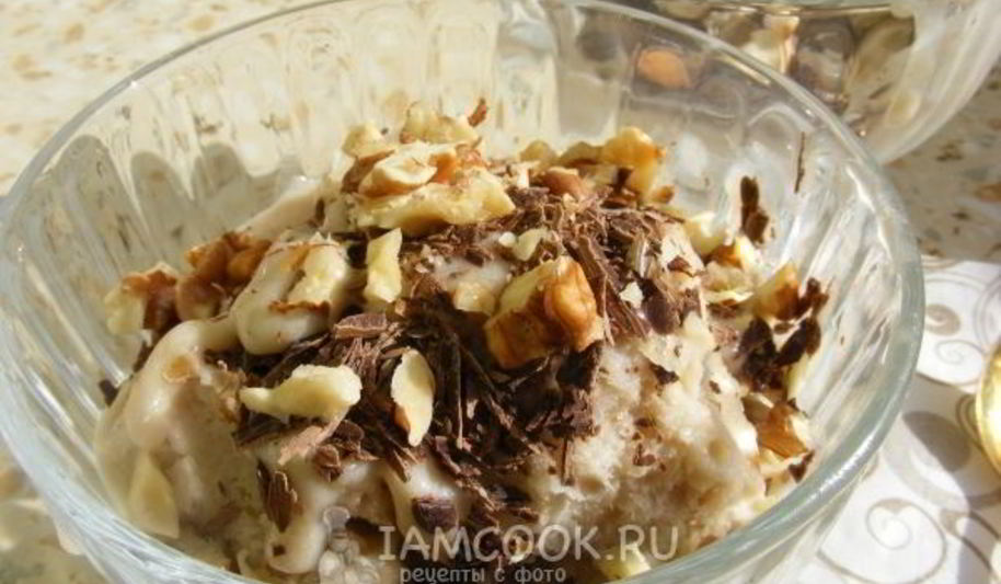 Рецепт бананового мороженого