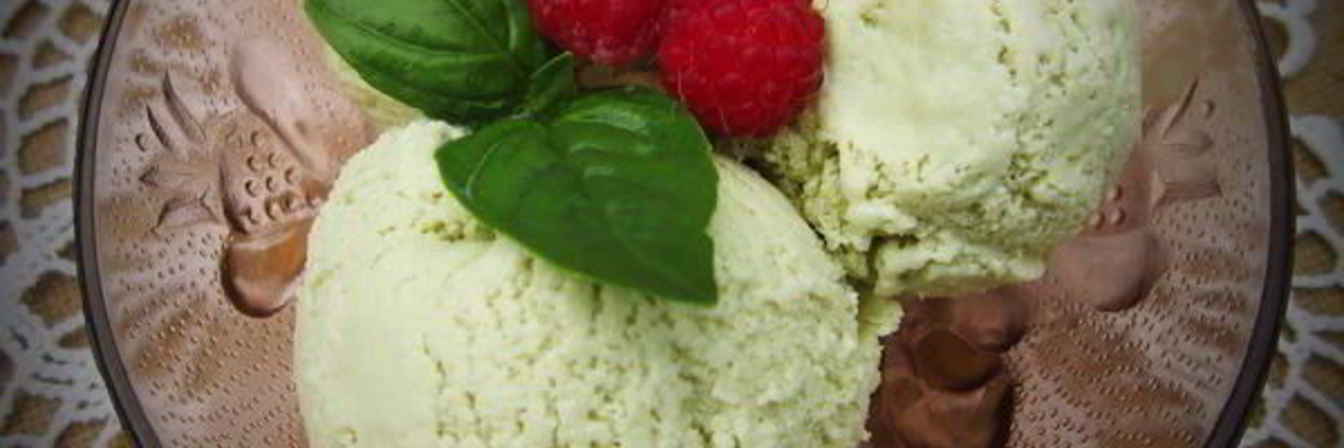 Базиликовое мороженое