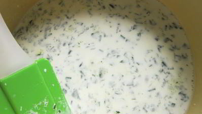 базиликовое мороженое