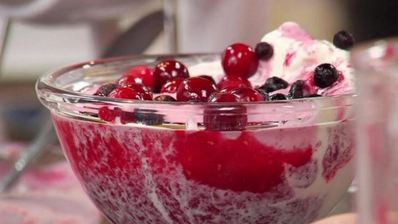 быстрый десерт из мороженого