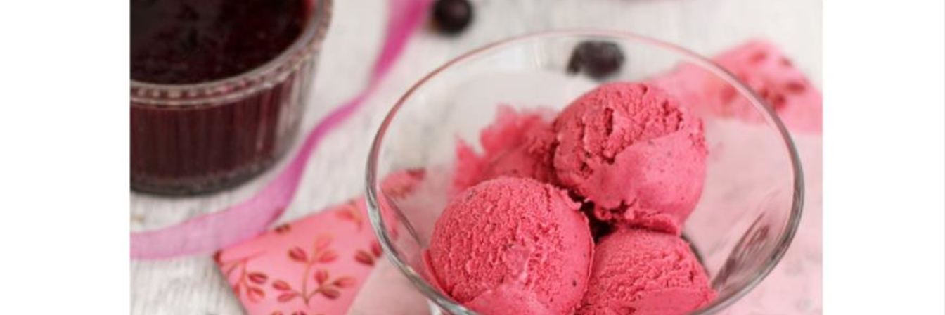 Черносмородиновое мороженое