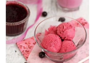 Черносмородиновое мороженое