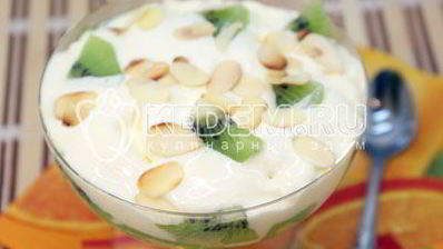 десерт из мороженого киви