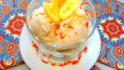 домашнее сливочное мороженое