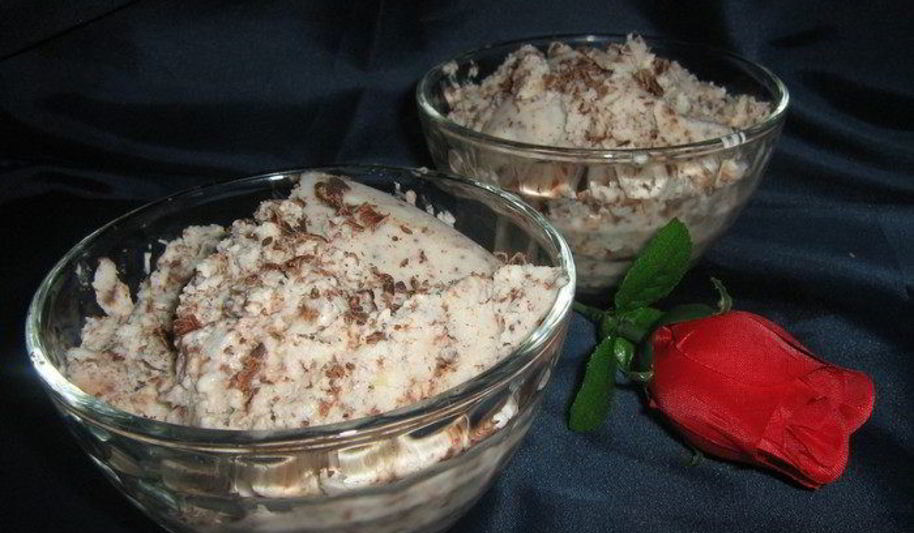 Рецепт имбирно-шоколадного мороженого из йогурта