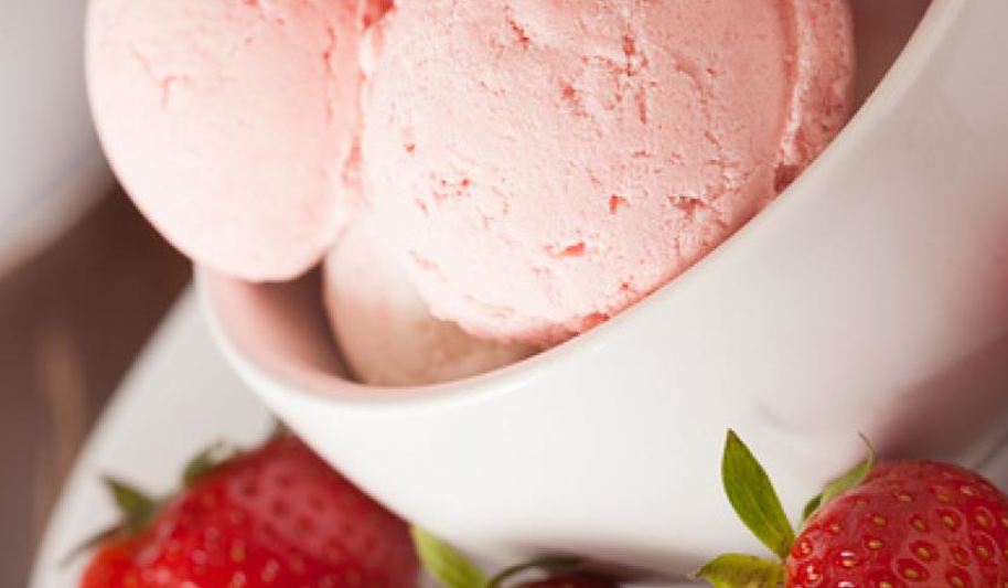 Рецепт клубничного мороженого