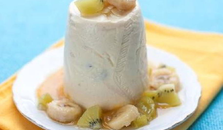 Рецепт мороженого из творога с медом и фруктами