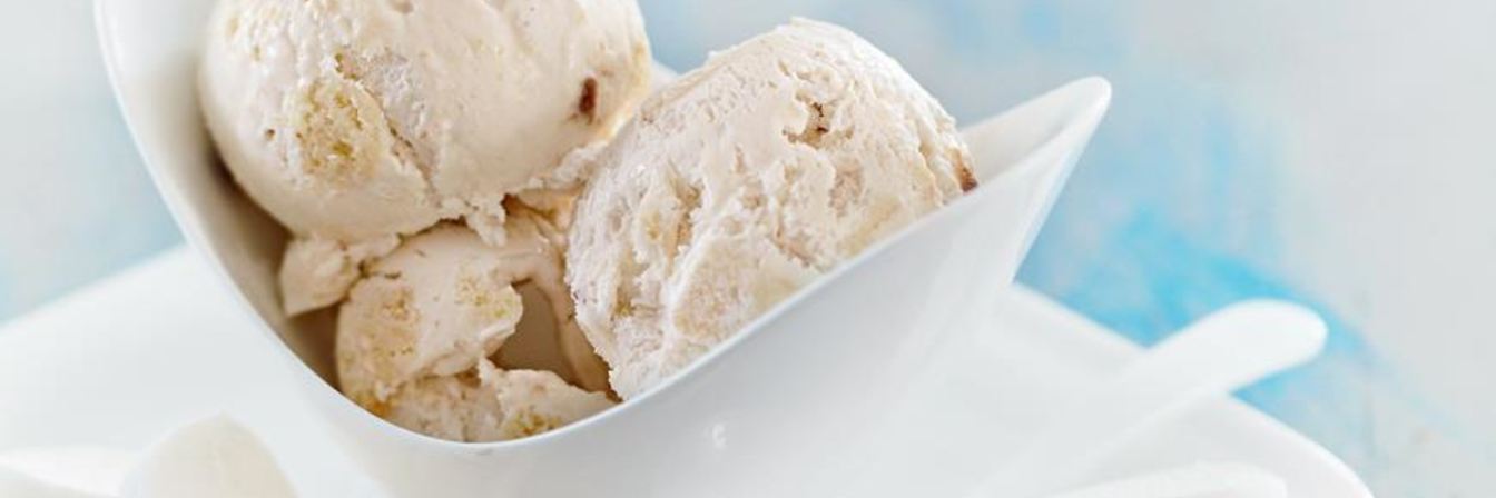 Мороженое на сгущенном молоке с маршмеллоу