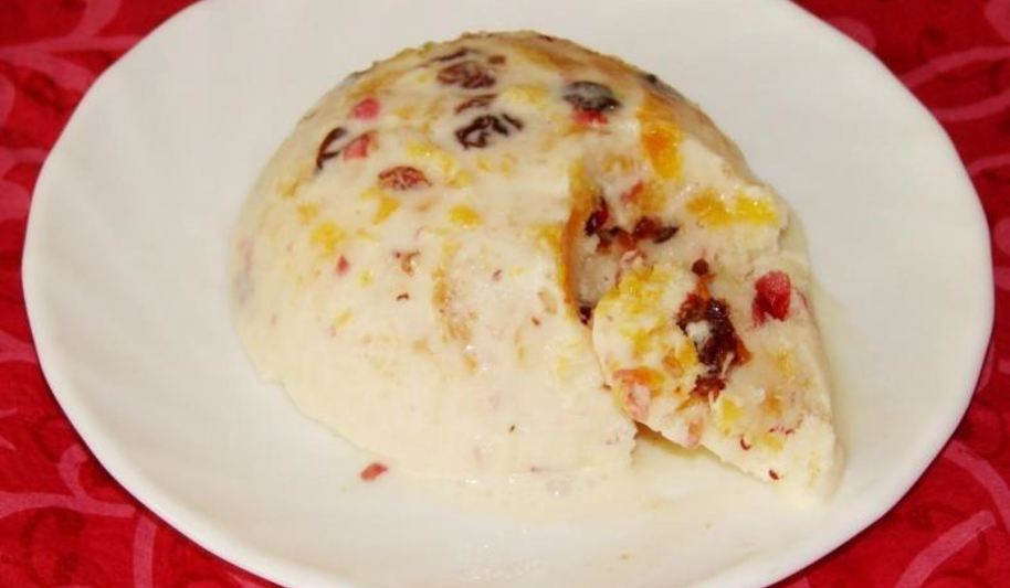 Рецепт мороженого-пудинга