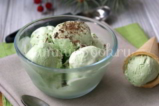 Мороженое с чаем Матча