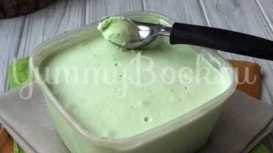 мороженое с чаем матча