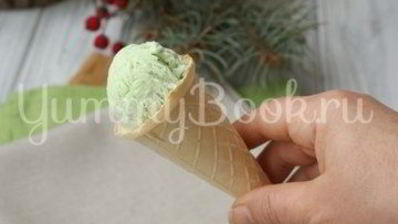 мороженое с чаем матча