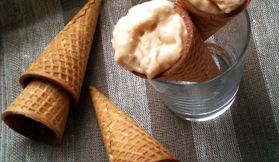 Рецепт мягкого мороженого с кленовым сиропом