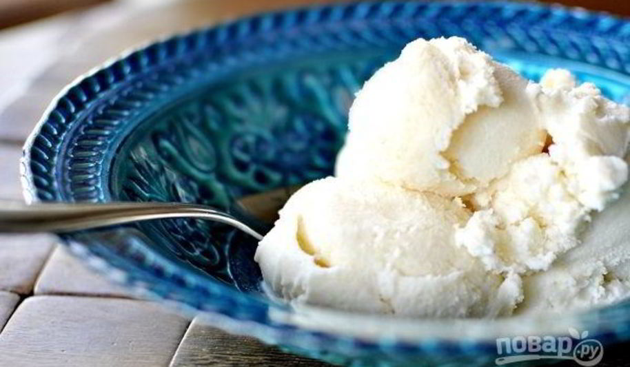 Рецепт пломбира в мороженице