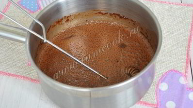 шоколадное мороженое с дропсами