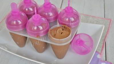 шоколадное мороженое с дропсами