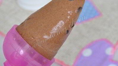 шоколадное мороженое с дропсами