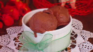 шоколадное мороженое