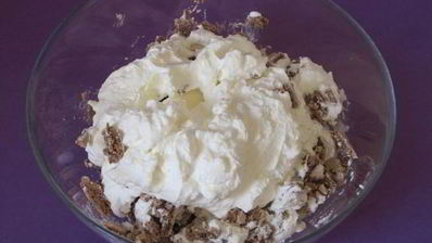 торт-мороженое с безе