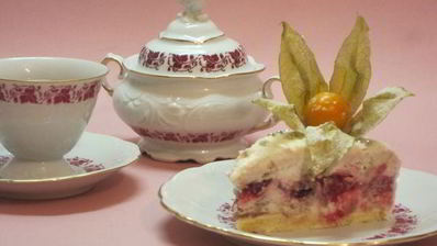 торт-мороженое с безе