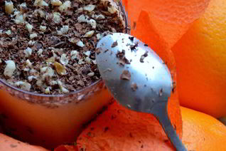 Апельсиново-творожный мусс