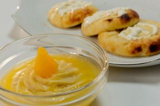 Апельсиновый мусс с манной крупой