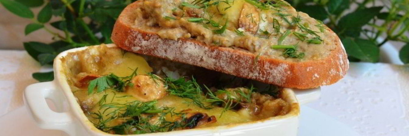 Баклажаново-грибной мусс