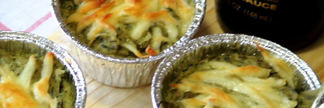 Баклажановый мусс под сырной корочкой