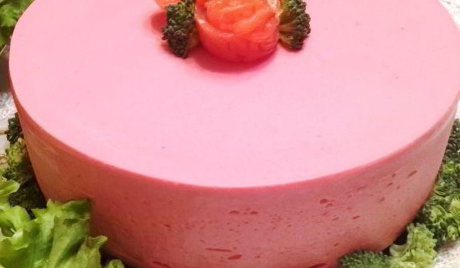 Рецепт блинного чизкейка со сливочно-рыбным муссом