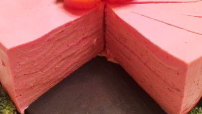 блинный чизкейк со сливочно-рыбным муссом