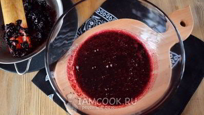 десерт черничный мусс