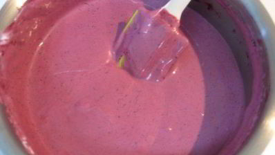 фиалковый торт-мусс с черникой весна в тулузе