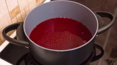 клюквенный мусс