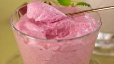 клюквенный мусс