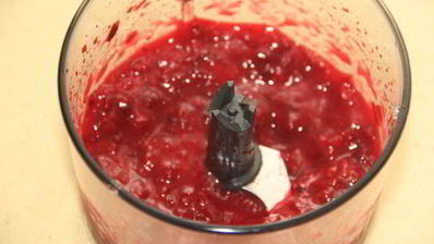 клюквенный муссовый десерт