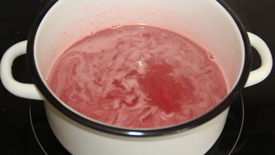 клюквенный муссовый десерт